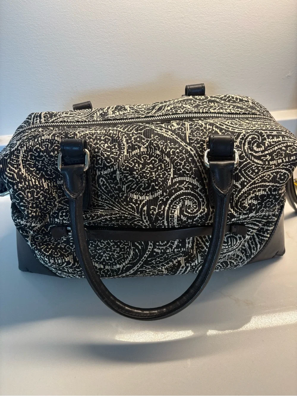 Tumi Paisley Satchel Handbag